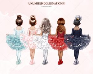 Ballerinas Girls Clipart - Image 5