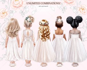 First Communion Girls Clipart - Image 5