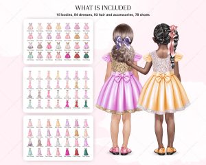 Little Queens Clipart - Image 4