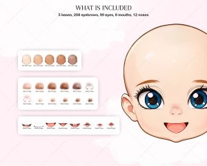 Baby Face Creator Clipart - Image 4