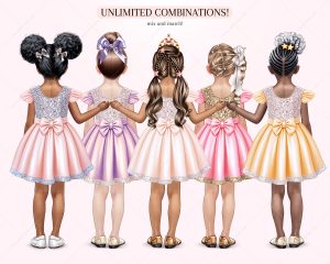 Little Queens Clipart - Image 6