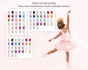 Little Ballerinas Clipart - Image 7