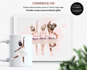 Little Ballerinas Clipart - Image 9