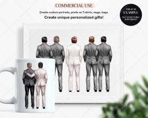 Groomsmen Clipart - Image 6