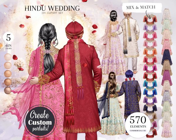 Hindu Wedding Clipart