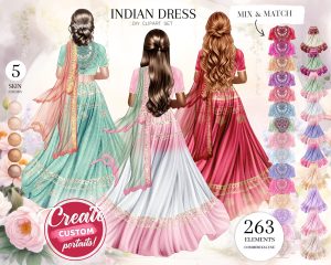 Indian Dress Clipart