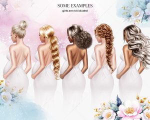 Lux Hairstyles Clipart - Image 6