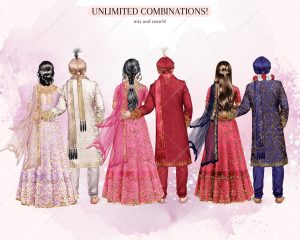 Hindu Wedding Clipart - Image 7