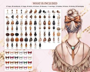 Ethnic Besties Clipart - Image 3