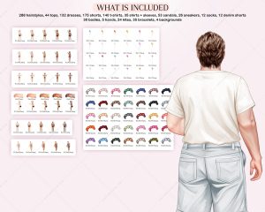 Curvy Family Clipart - Image 5