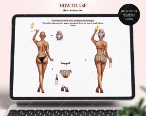 Beach Girls Clipart - Image 2