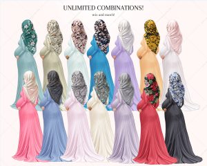 Pregnant Muslim Woman Clipart - Image 4