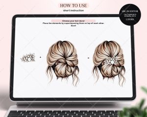 Hair Decor Clipart Addon - Image 2