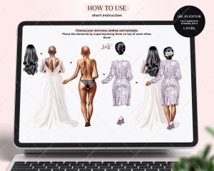 Mother of Bride Clipart Bundle - Image 2