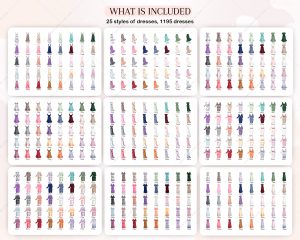Mother of Bride Clipart Bundle - Image 4