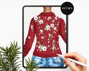Pre-made Christmas Girls Clipart - Image 6