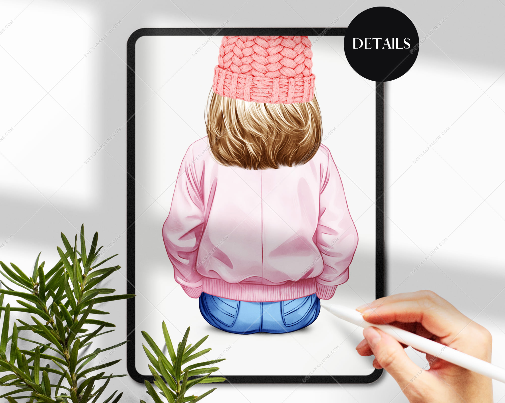 Autumn Kids Clipart | DIY Portrait Creator Set Autumn Kids Clipart | DIY Portrait Creator Set - Image 5