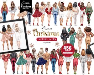 Christmas Queens Clipart Christmas Queens Clipart