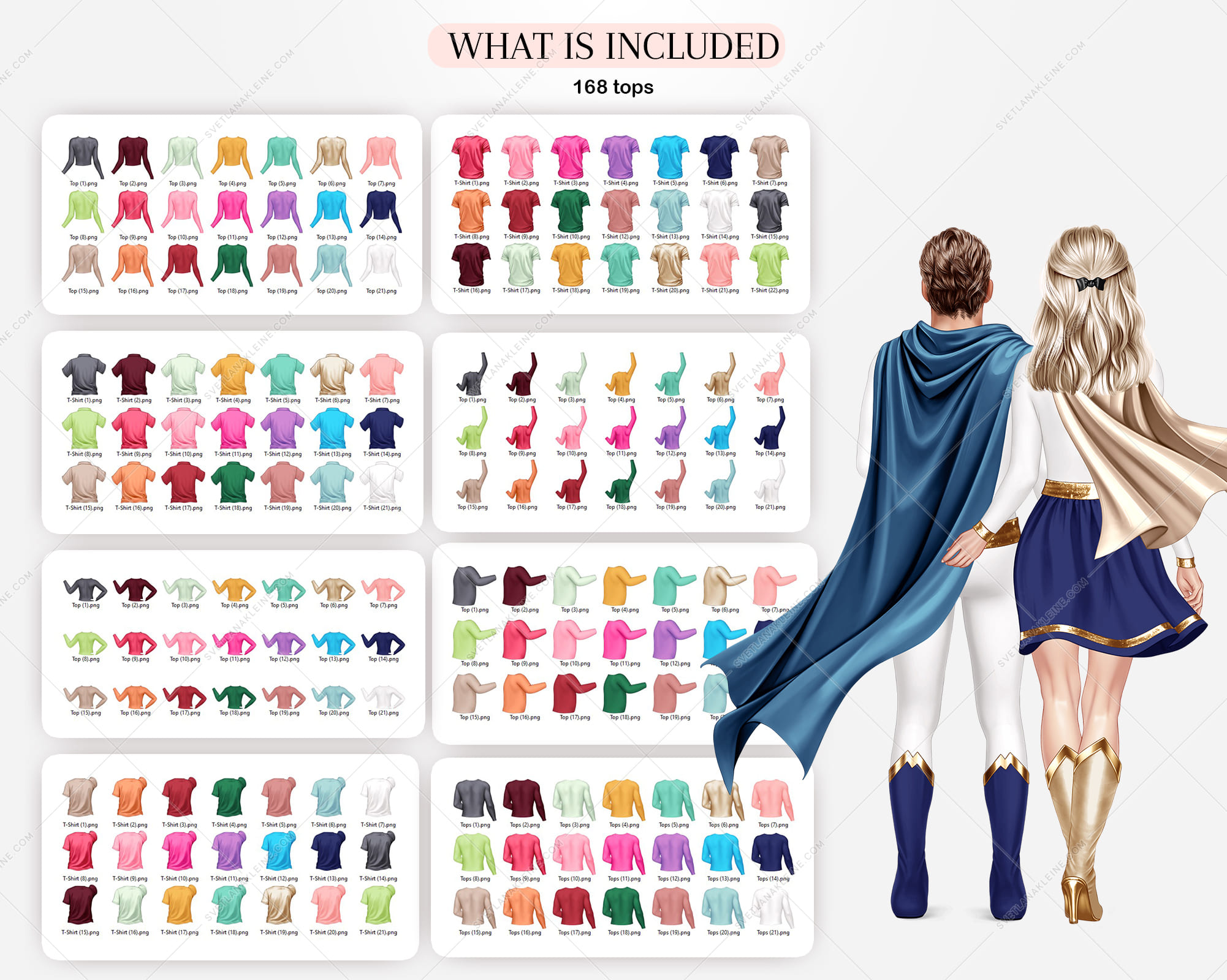 Super Heroes Family Clipart – Portrait Creator Super Heroes Family Clipart - Portrait Creator - Image 3