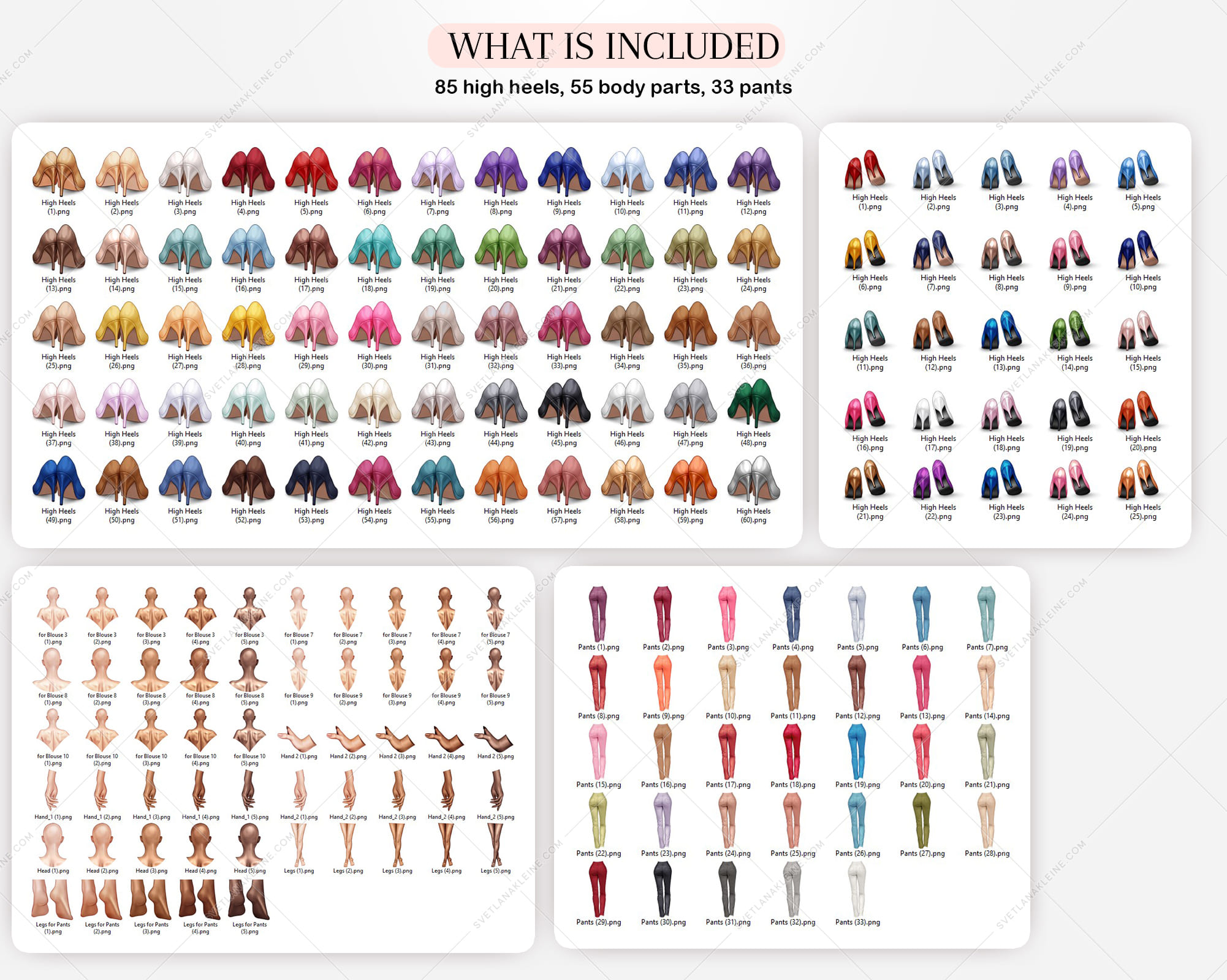 Fashion Woman Clothes Clipart Fashion Woman Clothes Clipart - Image 4