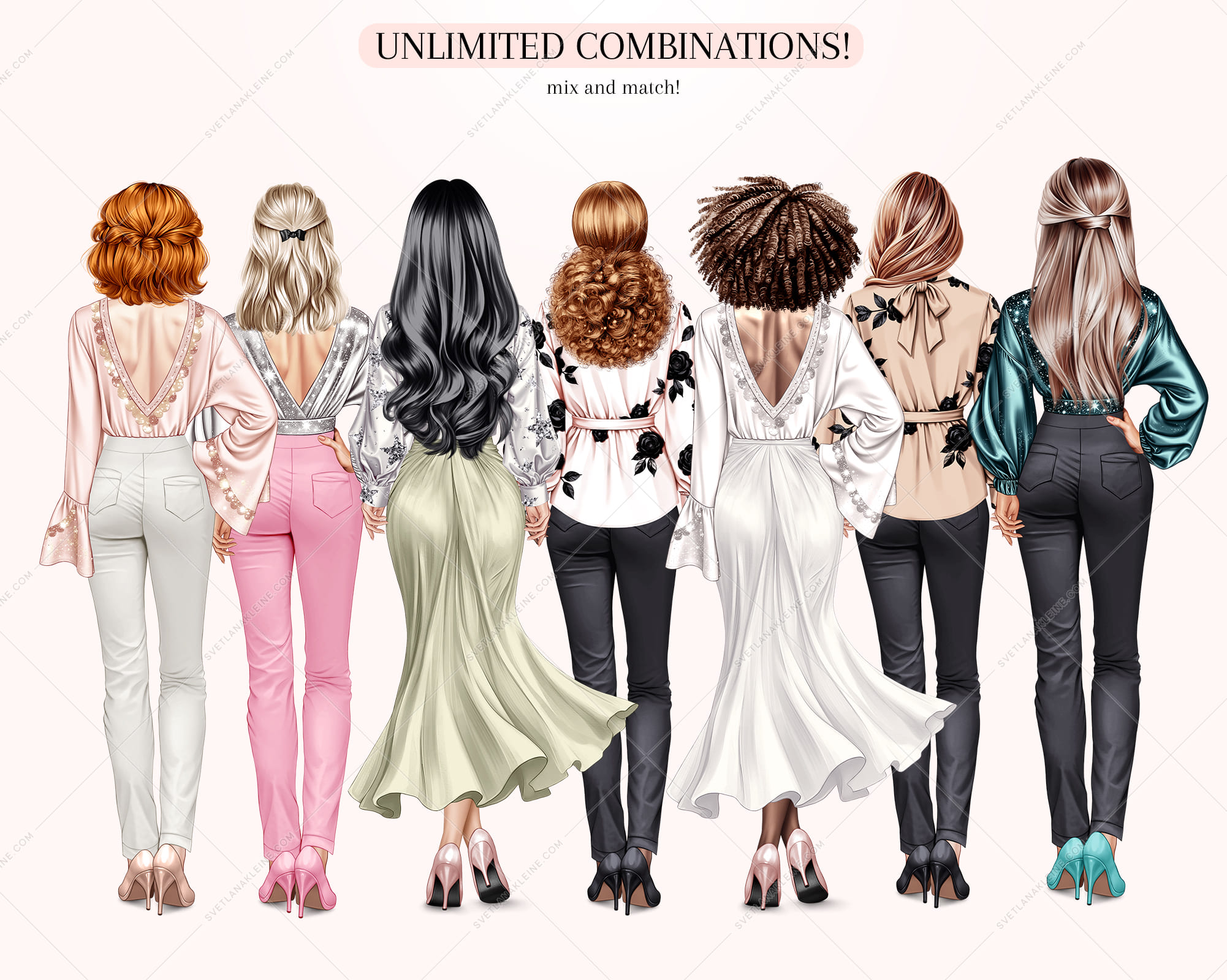 Fashion Woman Clothes Clipart Fashion Woman Clothes Clipart - Image 7