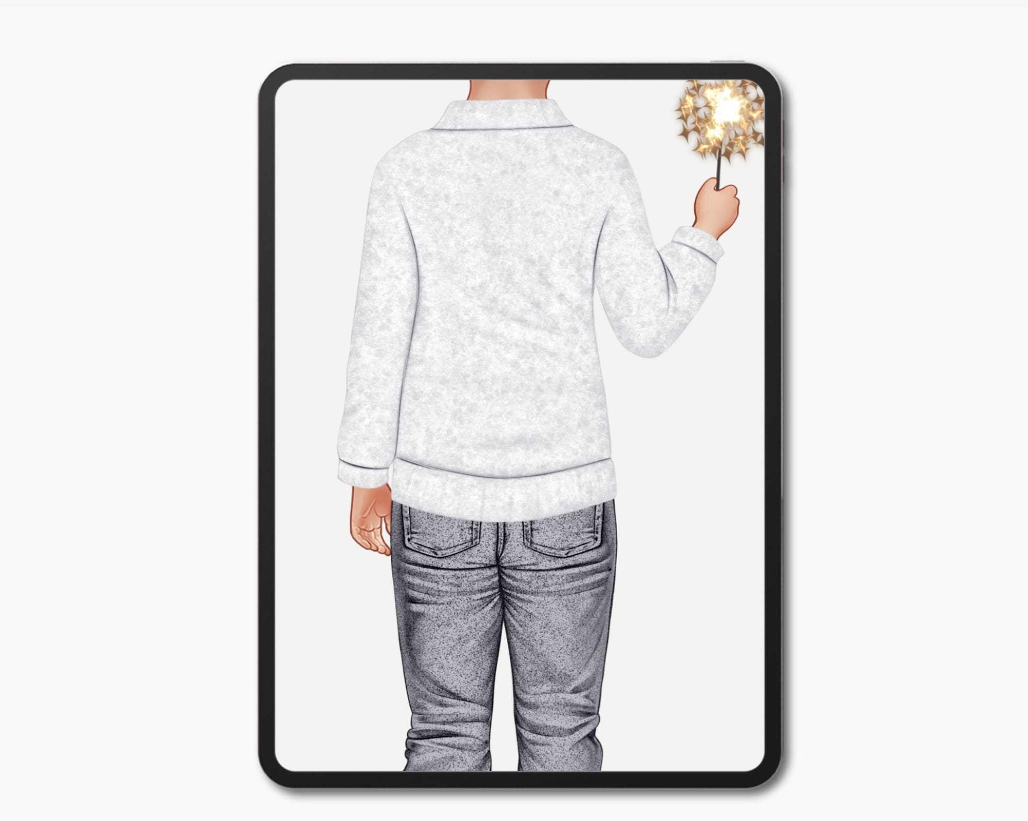 Xmas Kids Premade Clipart Characters Xmas Kids Premade Clipart Characters - Image 6