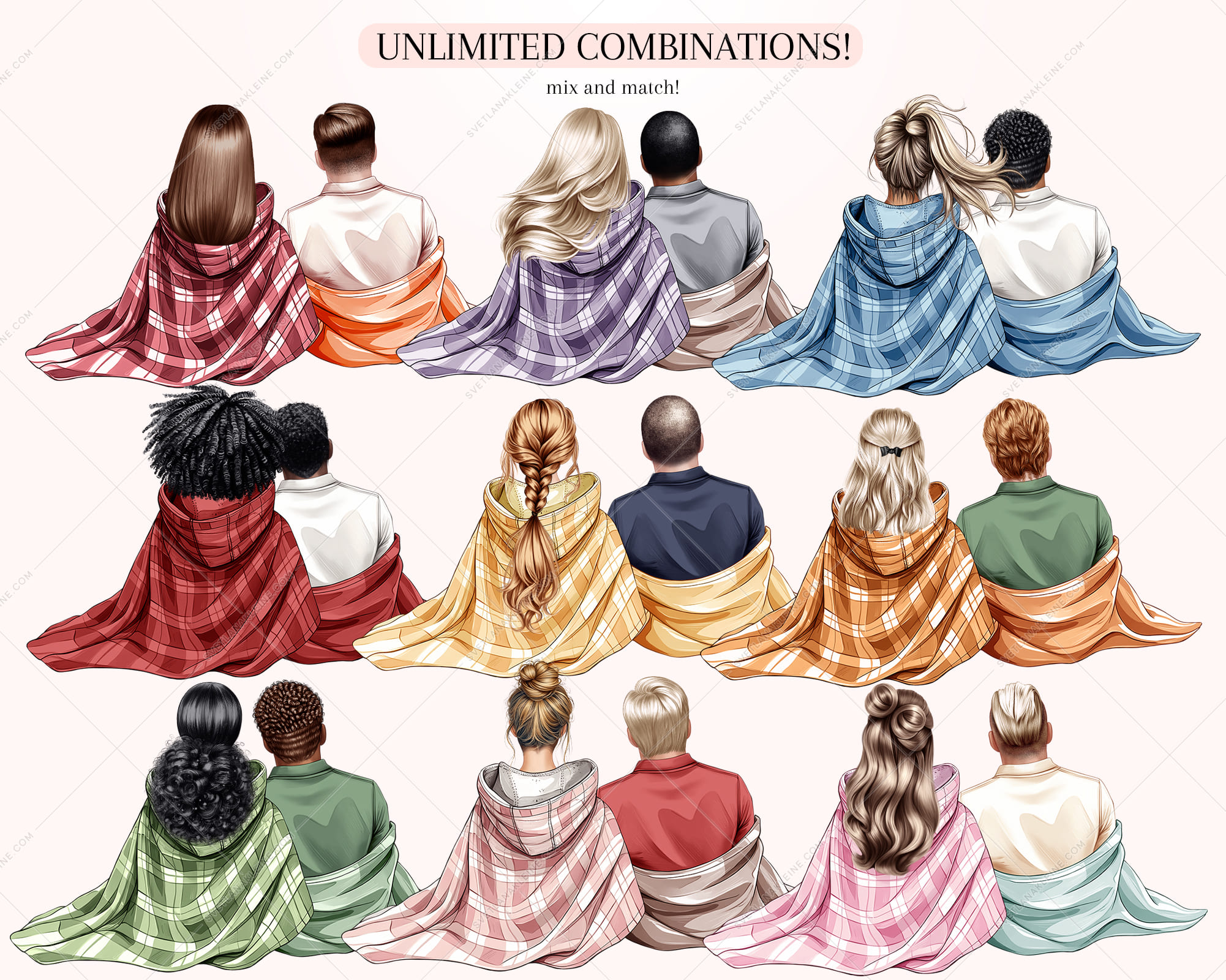 Christmas Cozy Couple Portrait Creator Christmas Cozy Couple Portrait Creator - Image 6