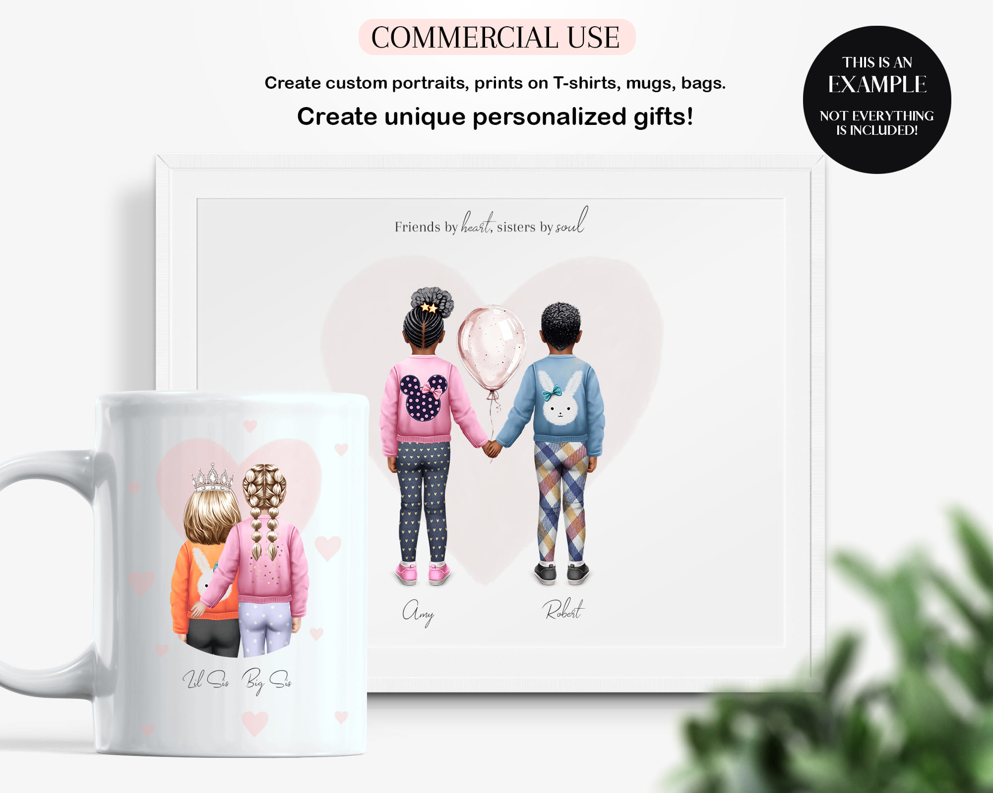 Lil Friends Premade Clipart Set Lil Friends Premade Clipart Set - Image 5