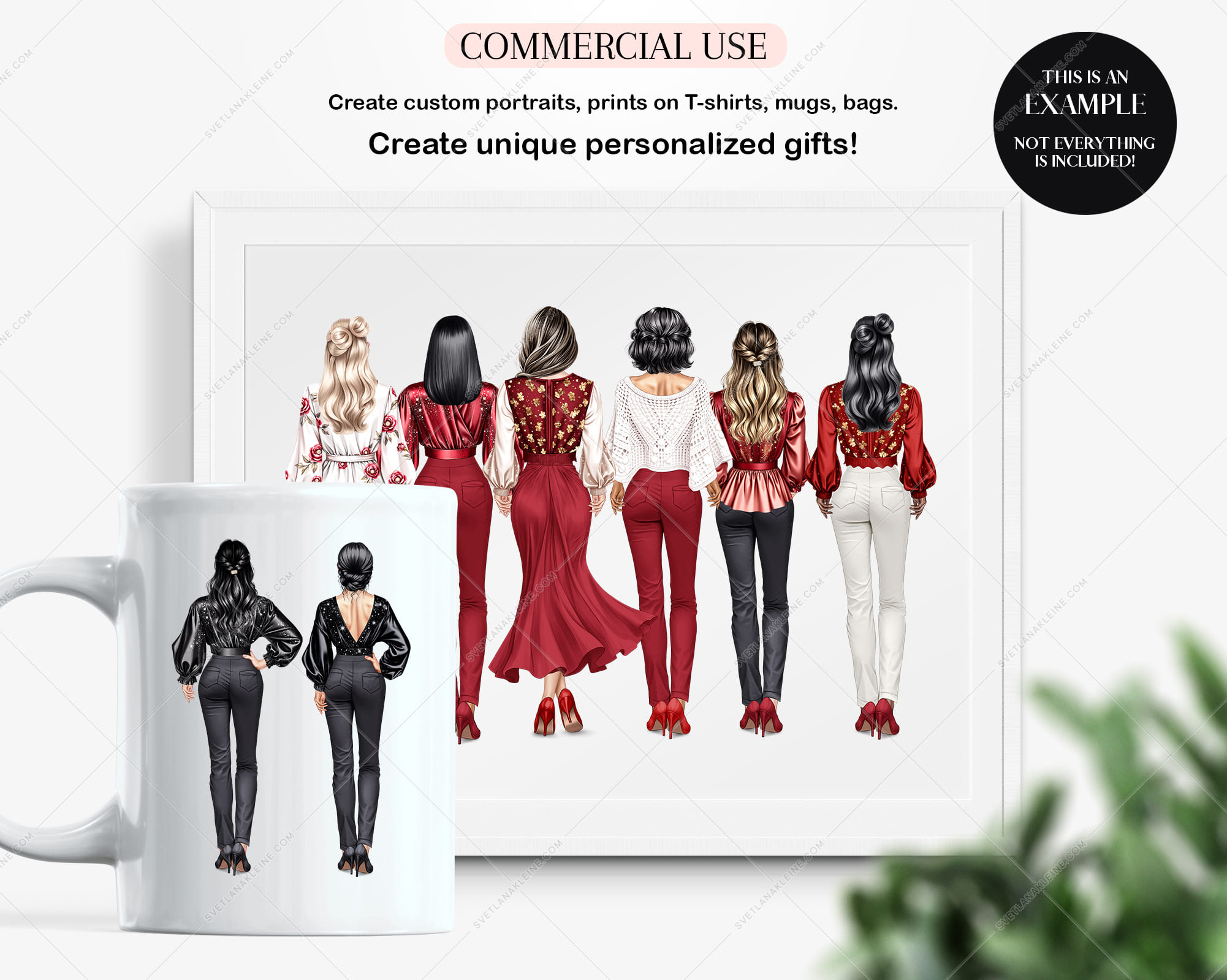 Fashion Woman Clothes Clipart Fashion Woman Clothes Clipart - Image 9