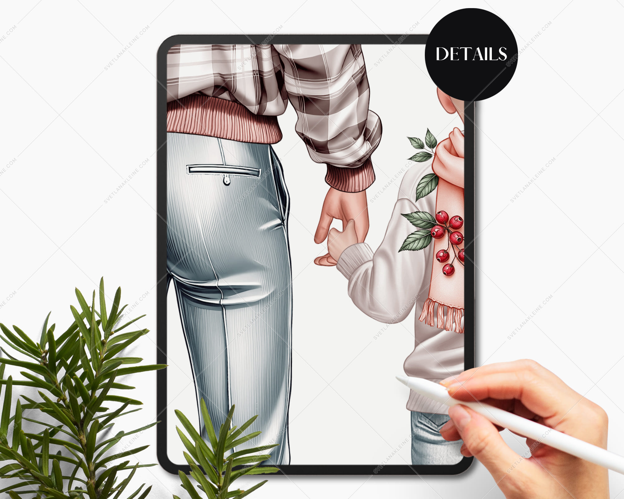 Christmas Family Clipart 2026 – Portrait Creator Christmas Family Clipart 2026 - Portrait Creator - Image 11