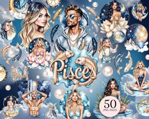 Pisces Zodiac Clipart Pisces Zodiac Clipart