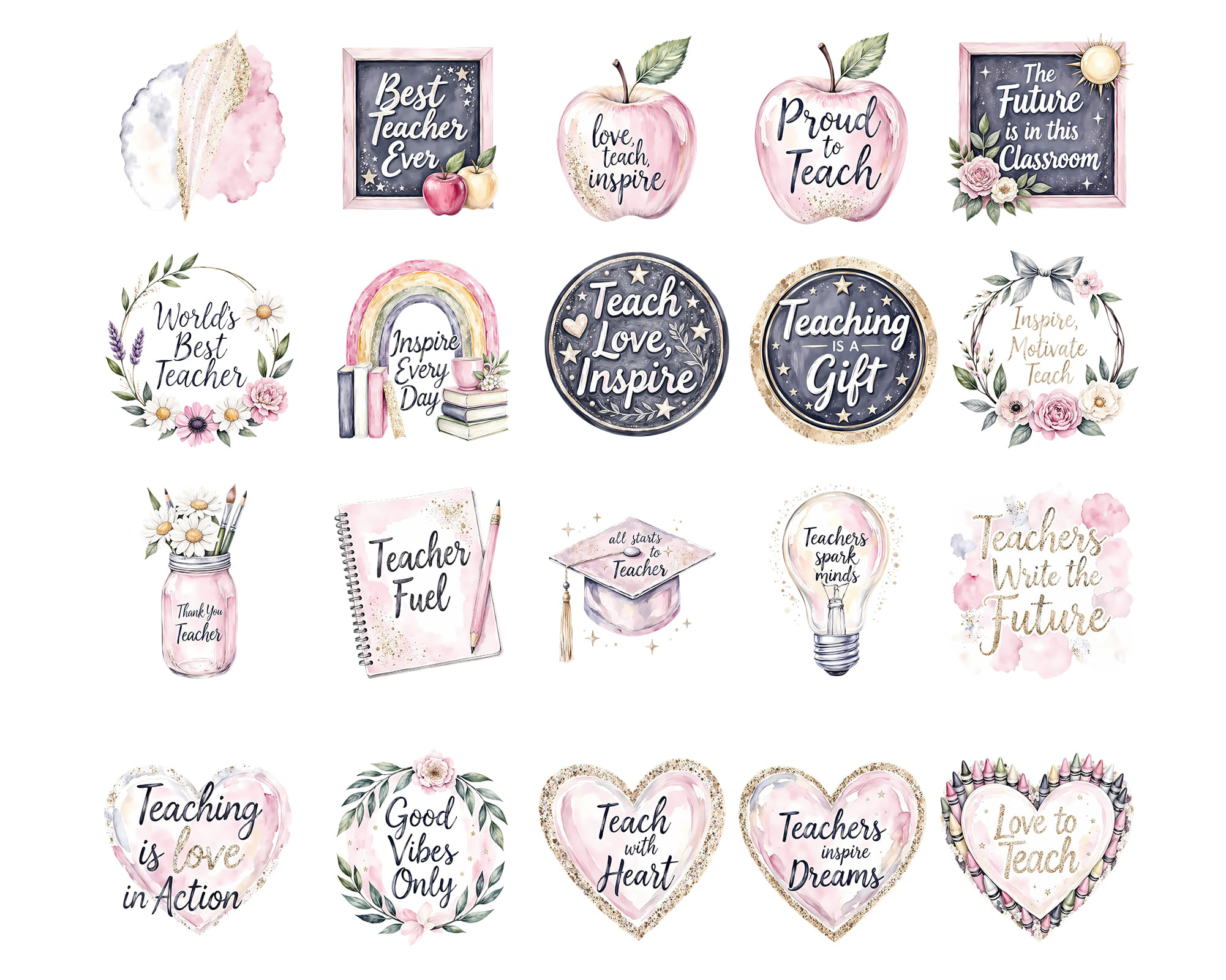 Teachers Change the World Clipart Teachers Change the World Clipart - Image 2