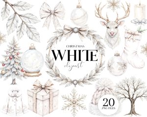 White Christmas Clipart