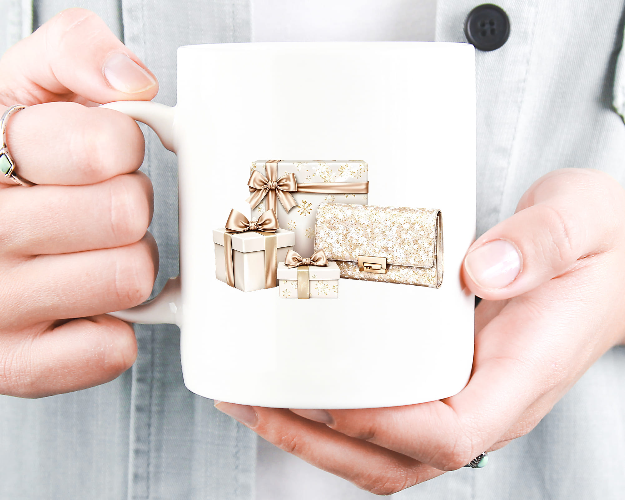 Luxury Gold Christmas Clipart Luxury Gold Christmas Clipart - Image 5