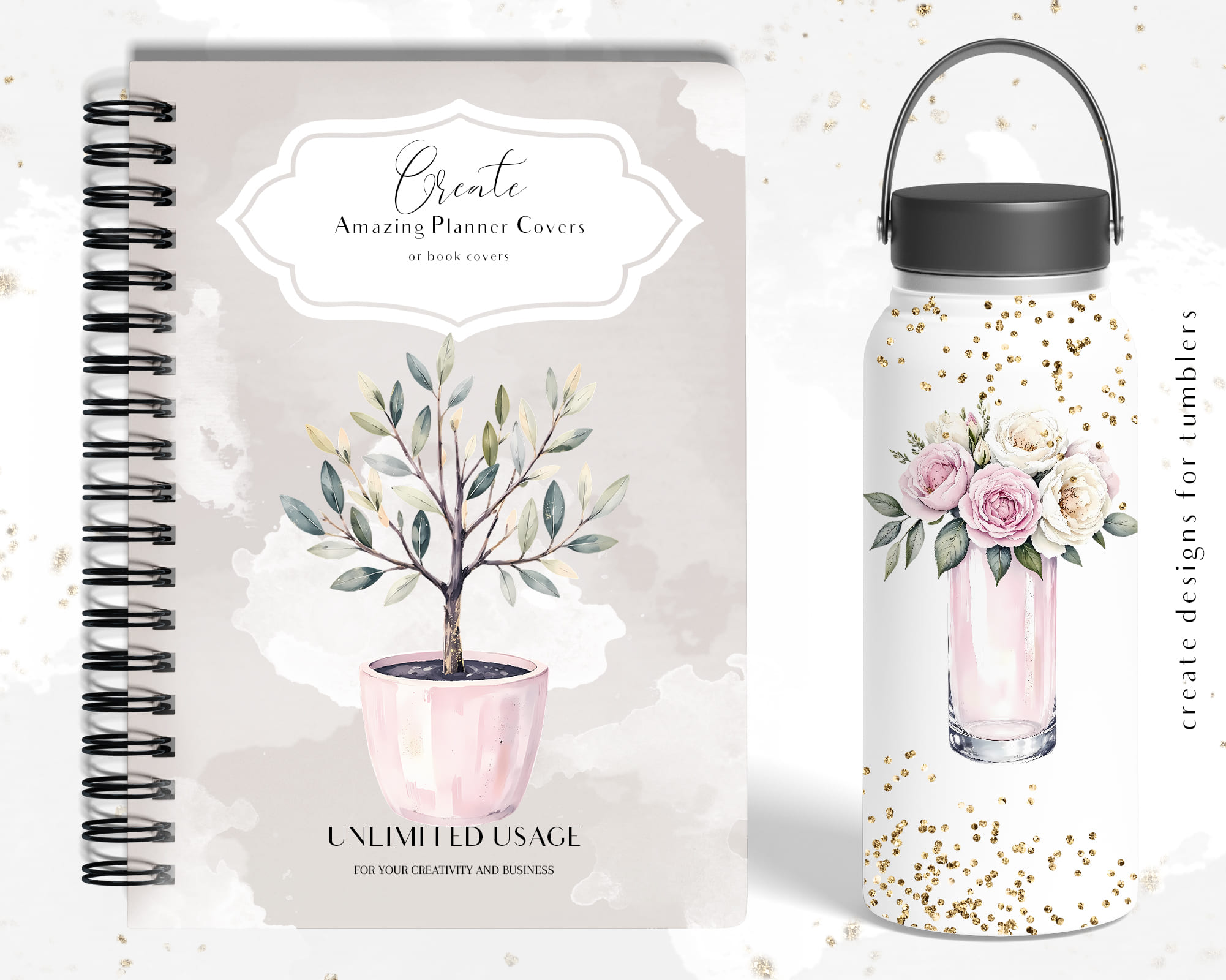 Shabby Chic Dollhouse Clipart Set Shabby Chic Dollhouse Clipart Set - Image 8