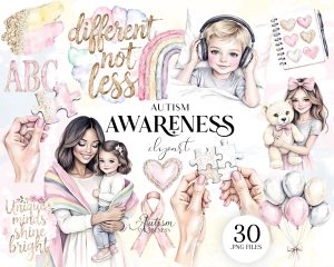 Autism Awareness Clipart
