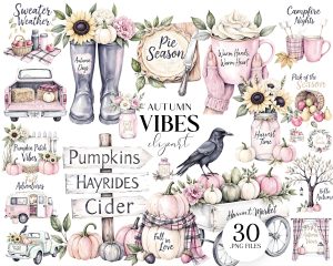 Autumn Vibes Clipart