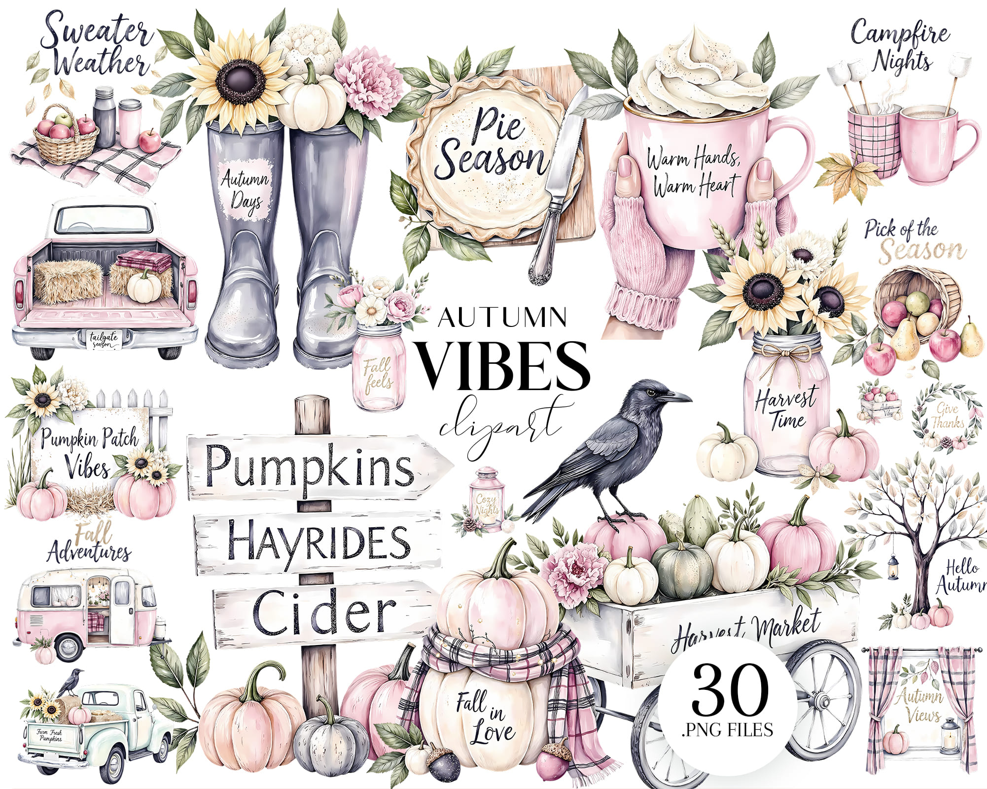 Autumn Vibes Clipart Autumn Vibes Clipart