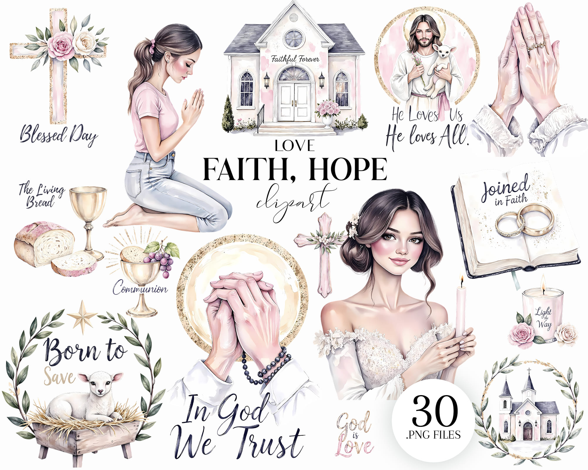 Christian Clipart, Faith Hope Love Christian Clipart, Faith Hope Love