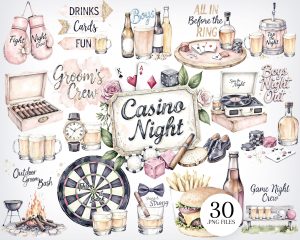 Groom’s Bash Clipart