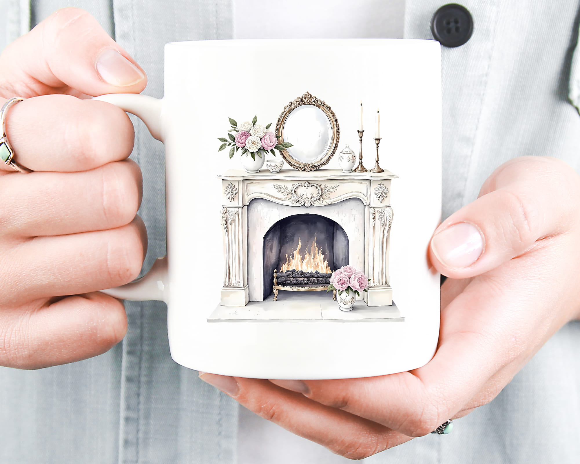 Shabby Chic Dollhouse Clipart Set Shabby Chic Dollhouse Clipart Set - Image 7