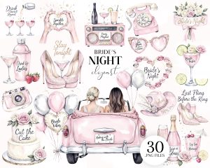 Bride’s Night Clipart
