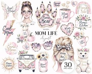 Mom Life Clipart Mom Life Clipart