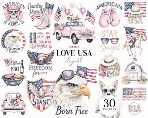 USA American Clipart USA American Clipart