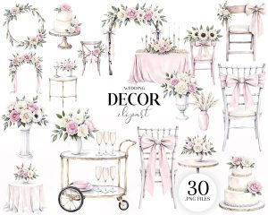 Wedding Decor Clipart
