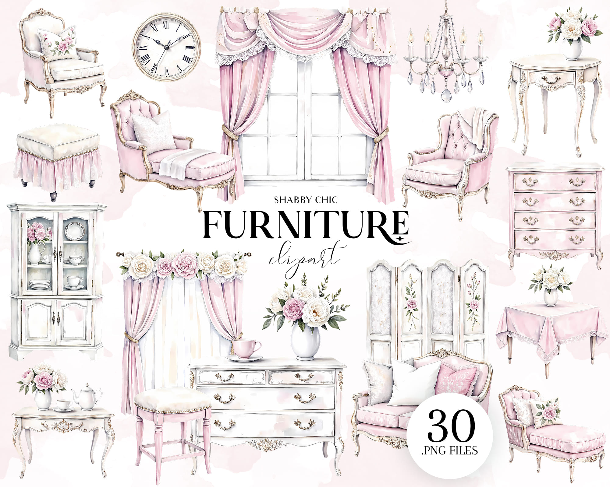 Shabby Chic Furniture Clipart Shabby Chic Furniture Clipart
