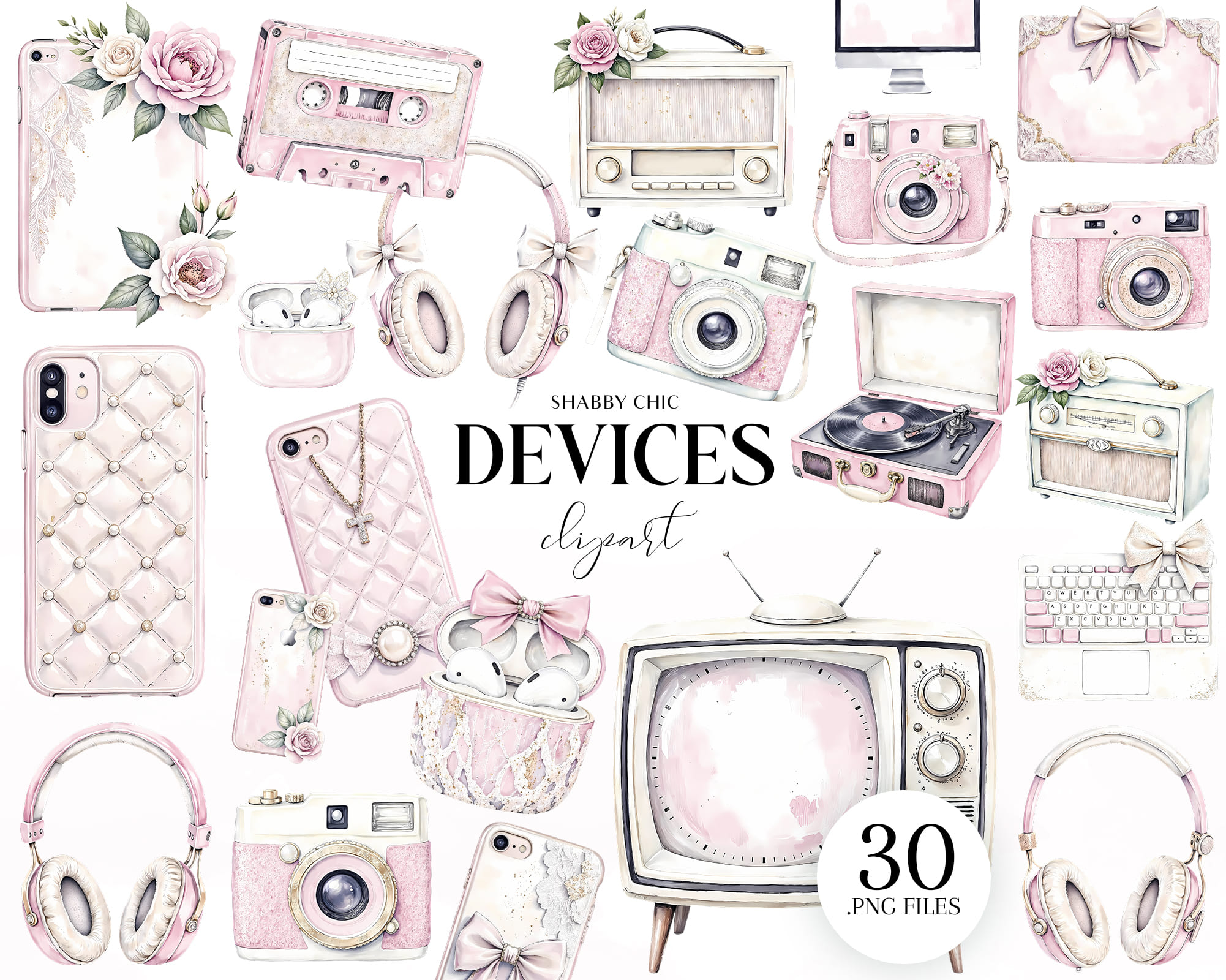 Shabby Chic Devices Clipart Shabby Chic Devices Clipart