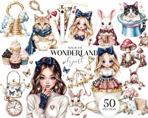 Magic of Wonderland Clipart Magic of Wonderland Clipart