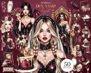 Sparkle Lux Vamp Clipart