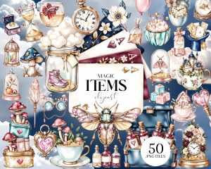 Sparkle Magic Items Clipart